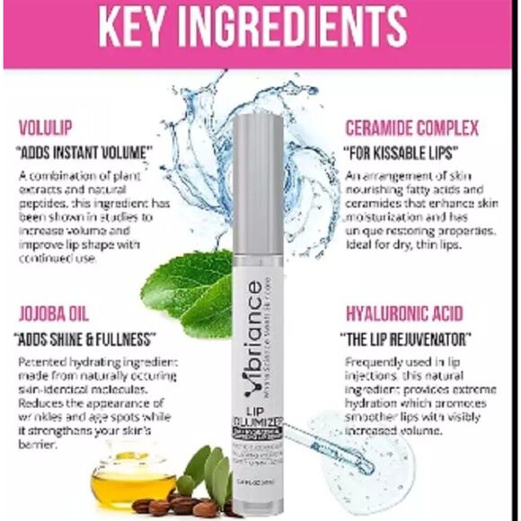 Vibriance Hydrating Lip Volumizer, Restoring & Volumizing, Smooths Lip Lines 4ml - Picture 3 of 6